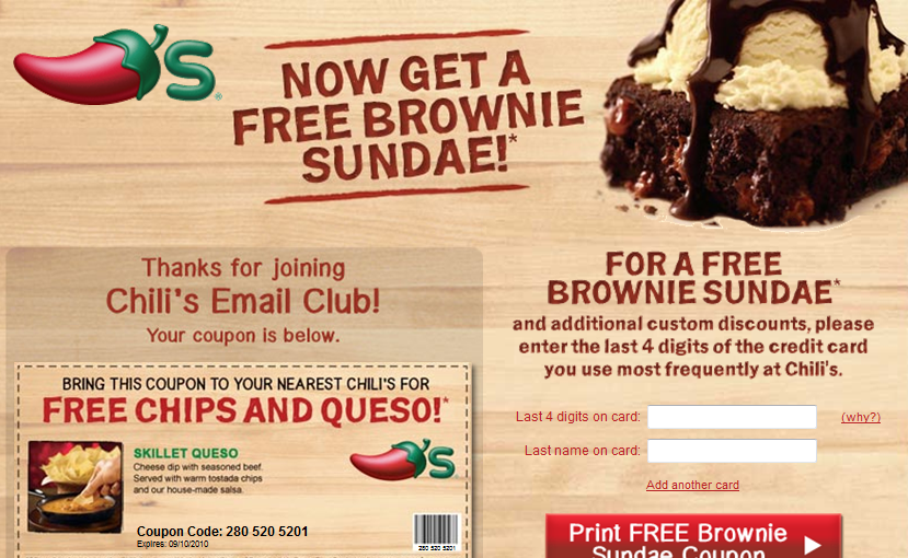 free coupons printable. a FREE appetizer coupon!