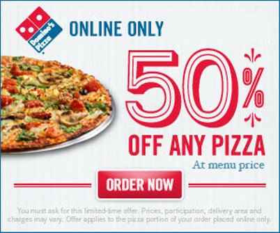 dominos coupon code