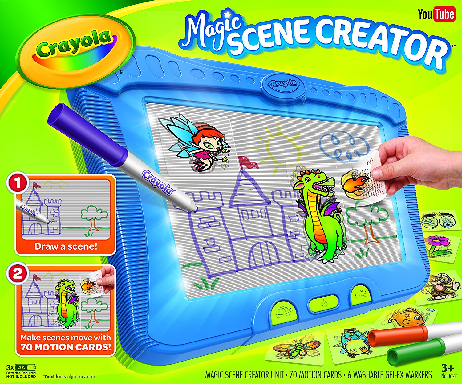 crayola children u0026 39 s magic scene creator creative drawing