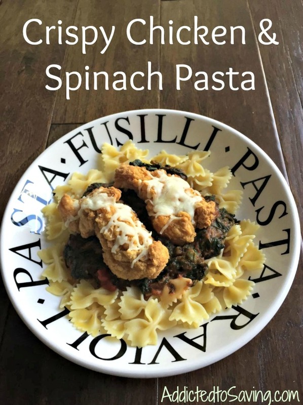 crispy-chicken-spinach-pasta-1