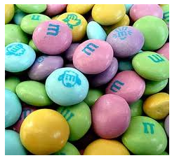 m&m easter candy