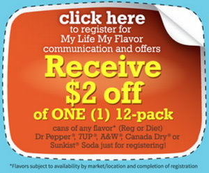 $2 seven up , a&w, canada dry, sunkist coupon