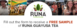 free sample of runa guayusa tea