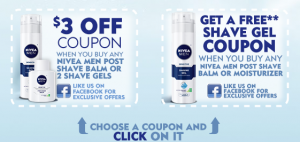 nivea mens shave balm and shave gel coupon