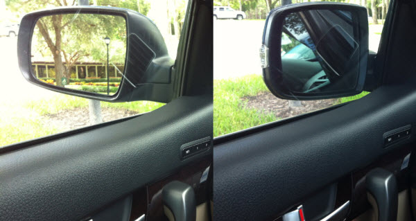 kia sorento rear view folding mirror