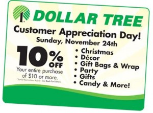 10 percent dollar tree coupon