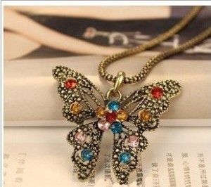 butterfly necklace