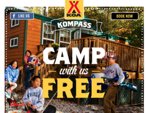 free camping koa