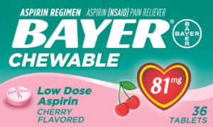 bayer chewable aspirin