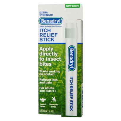 benadryl itch relief stick