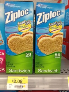 ziploc sandwich bags walmart