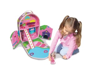Neat-Oh! ZipBin Doll House Bring-Along Backpack