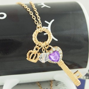 key to the heart necklace