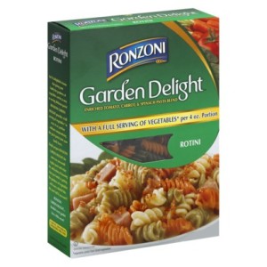 ronzoni garden delight pasta