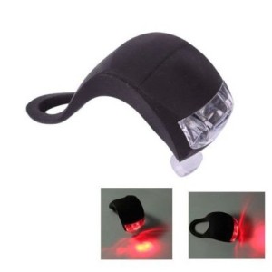 waterproof double red led bicycle light