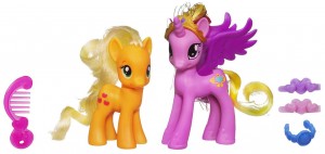 My Little Pony Princess Cadance and Applejack Figures