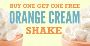 bogo orange cream shake