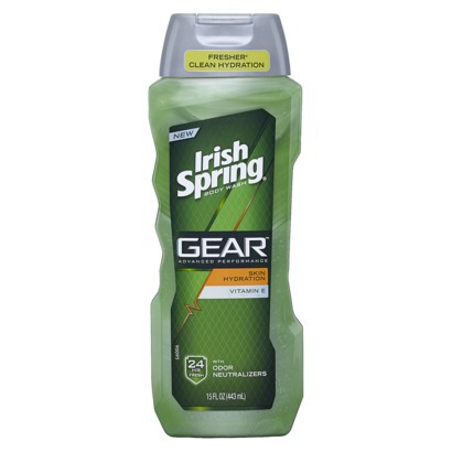 irish spring gear body wash