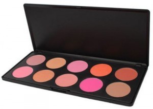 10-color blush palette