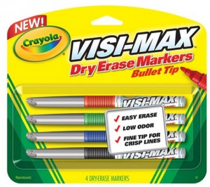 crayola visi max dry erase markers