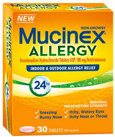 mucinex allergy