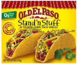old el paso stand n stuff taco shells