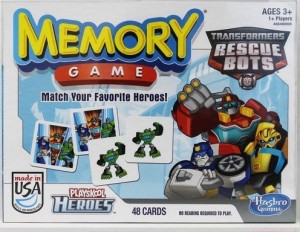 Transformers Rescue Bots Memory Game