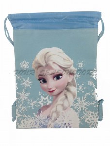 queen elsa drawstring backpack
