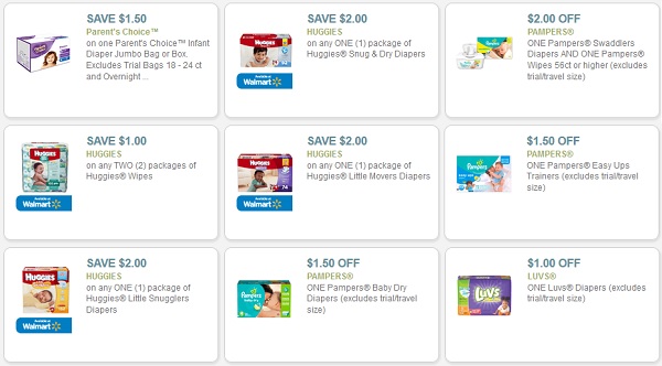 coupons for pampers and wipes