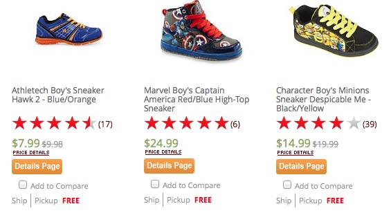Kmart.com: Buy 1 Shoe, Get 1 for $1.00 on Most Styles