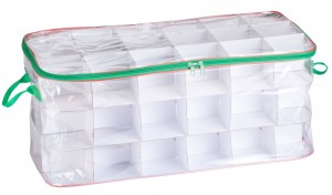 Clear Ornament Storage Chest