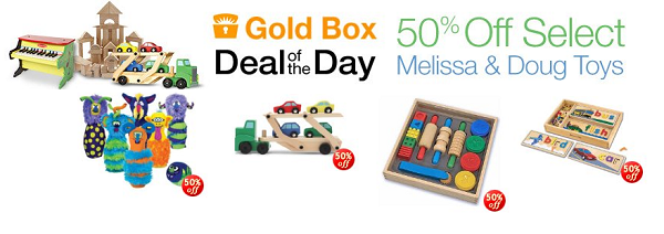 Today Only 50 Off Melissa And Doug Toys