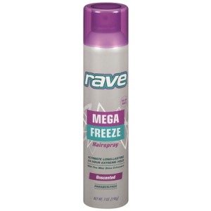 Rave Mega Freeze Hairspray
