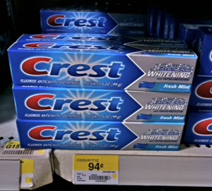 free crest toothpaste at walmart a2s
