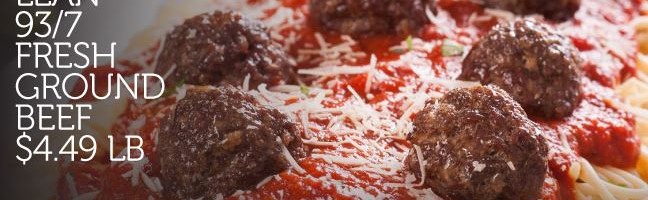 Stock Up: 93/7 Extra Lean Ground Beef, $4.49/lb