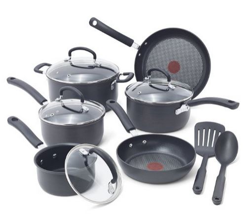 T-fal Ultimate Hard Anodized Nonstick Cookware12-Piece set, 60% off ...