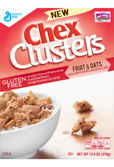 chex clusters cereal
