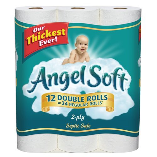 angel soft bath tissue 12 big rolls