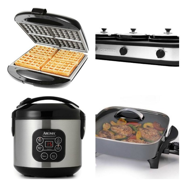 chefman-triple-slow-cooker-ceramic-waffle-maker-aroma-rice-maker