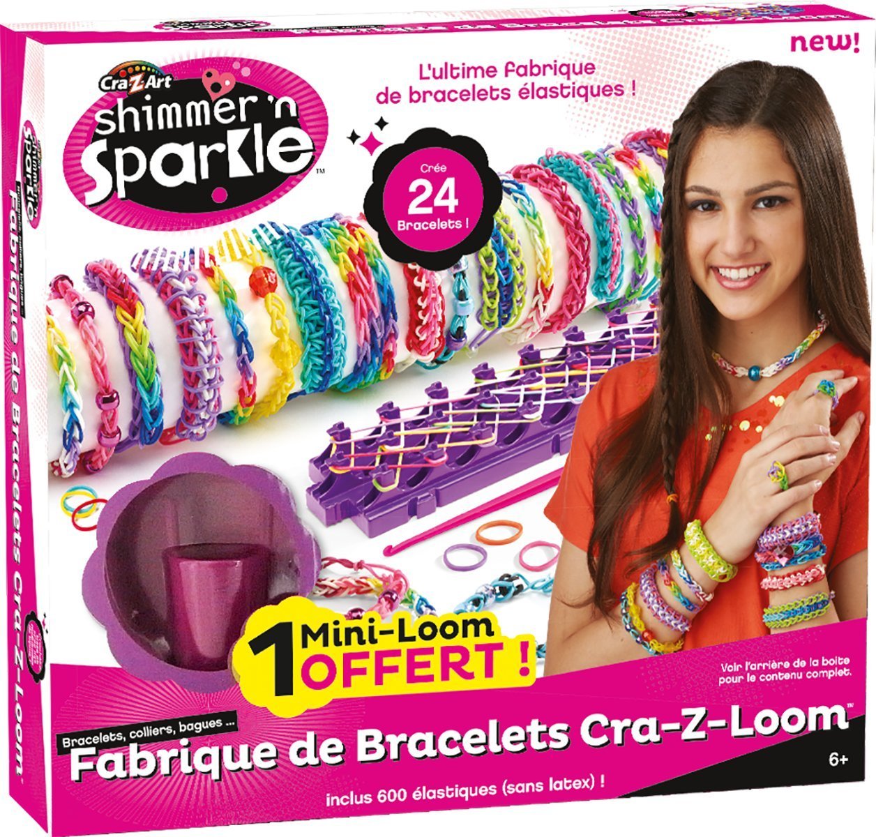Cra-Z-Art Shimmer n Sparkle Cra-Z-Loom Bracelet Maker