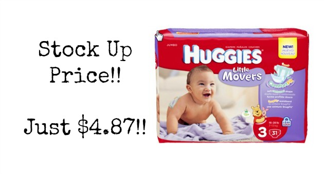 Rite Aid Stock Up Price on Huggies Diapers