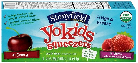 Stonyfield YoKids Squeezers