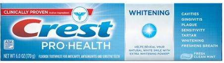 crest pro-health whitening toothpaste