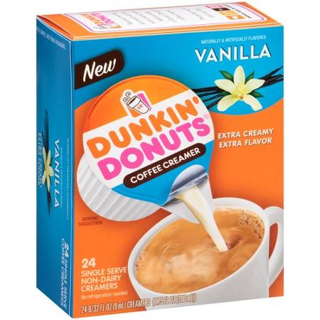 dunkin donuts coffee creamer singles
