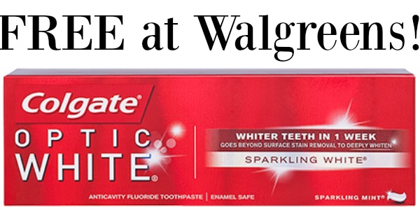 colgate optic white toothpaste wags