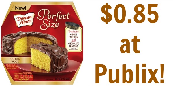 duncan hines perfect size cake mix publix
