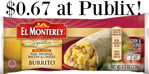 el monterey breakfast burritos publix