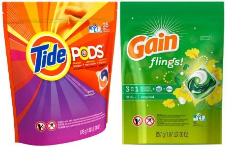 tide pods and gain flings