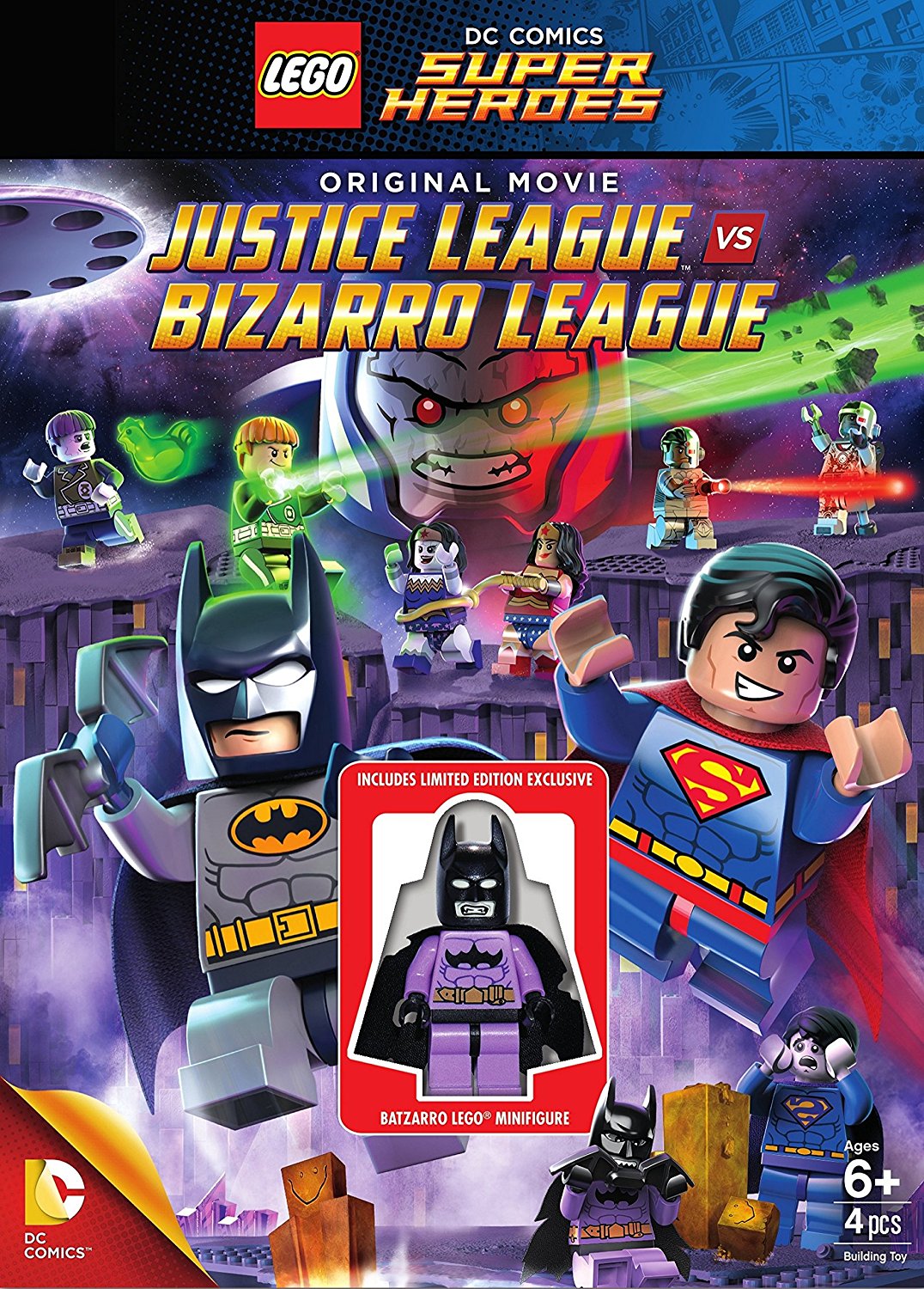LEGO DC Comics Super Heroes Justice League vs. Bizarro League DVD
