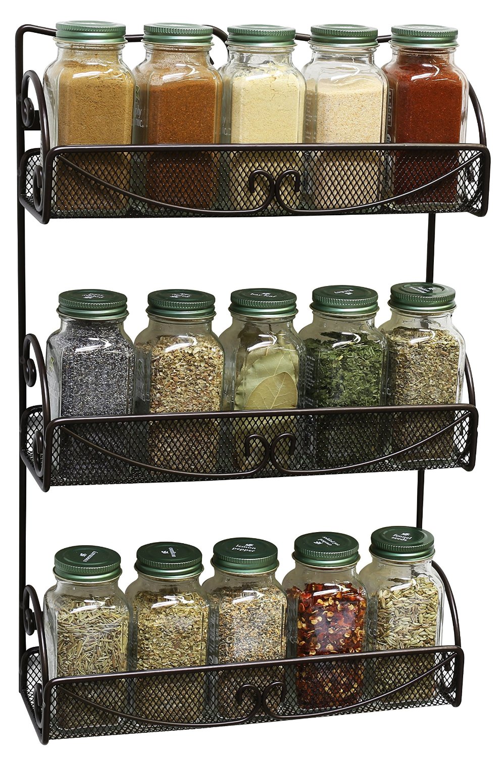 DecoBros 3 Tier Wall Mounted Spice Rack